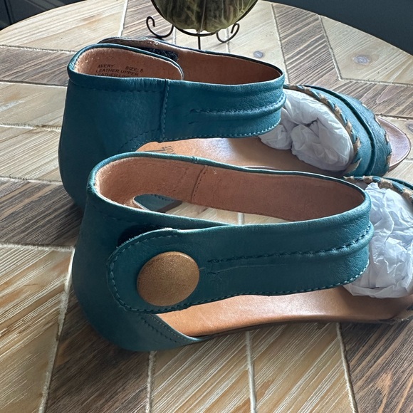 Miz Mooz Whipstitch Accent Ankle Strap Sandal - Picture 4 of 8